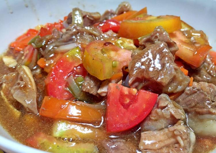 gambar untuk resep makanan Beef teriyaki moomy onat