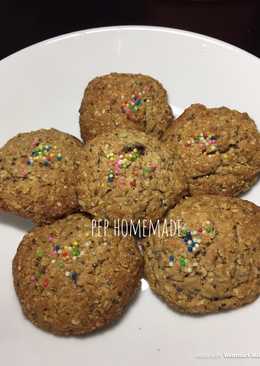 Crispy oatmeal milo cookies