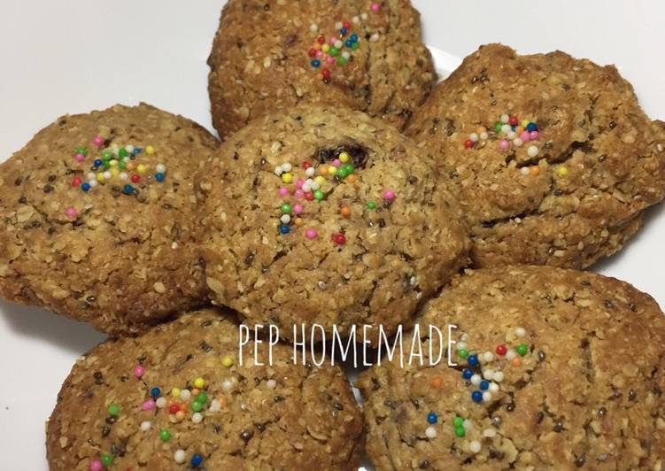 Resep Crispy oatmeal milo cookies Oleh Pep Homemade