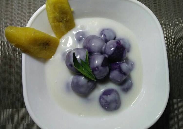 Resep Ubi ungu kuah santan By Dee'laela Sari