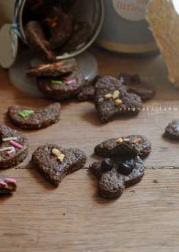 Chocolate Tempe Cookies / Kukis Tempe