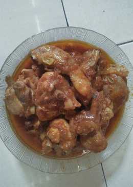 Ayam bumbu kecap dengan creamer