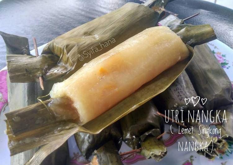 resep lengkap untuk Utri (Lemet Singkong) Nangka