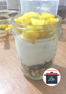 Overnight Oat Yogurt Chia MangoÂ #homemadebylita