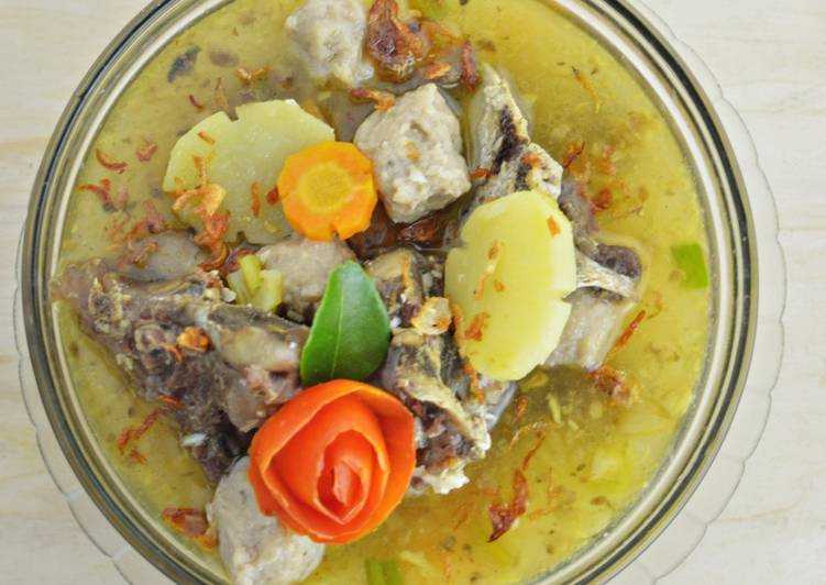 Resep Soup Iga Bakso Sayur Kiriman dari Wardat El Ouyun