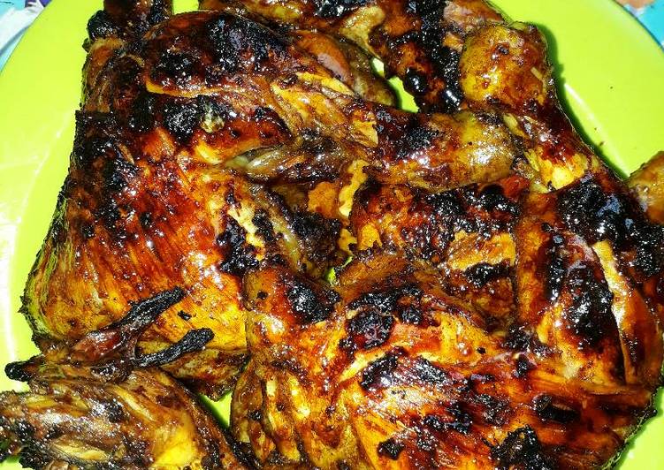 cara membuat Ayam Bakar peacelope