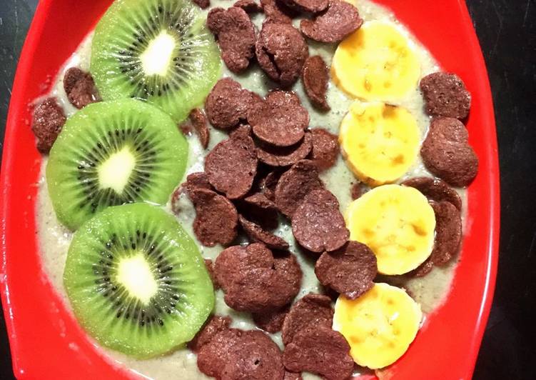 resep lengkap untuk Smoothie bowl makanan diet sehat