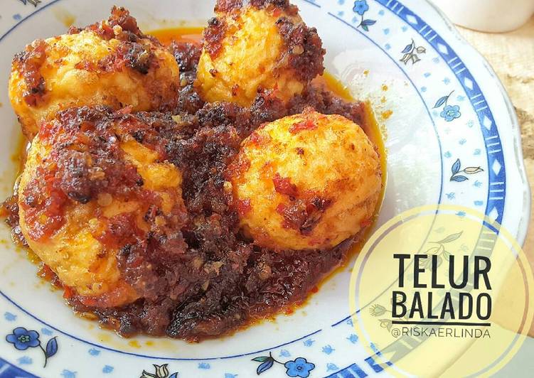 resep Telur Balado Teman Nasi Kuning