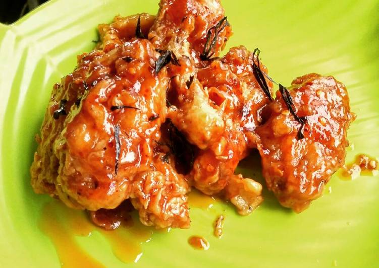 gambar untuk resep makanan Ayam Goreng Korea (korean fried chicken)