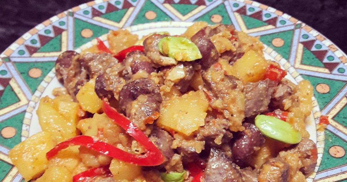 3 resep  sambal goreng jantung hati ayam  plus pete  enak dan 