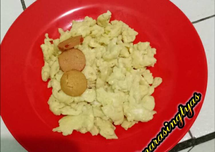 cara membuat Scramble Eggs ala McD