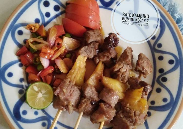 resep makanan 19. Sate kambing bumbu kecap 2 #kita berbagi