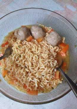 Kreasi supermi rasa soto daging