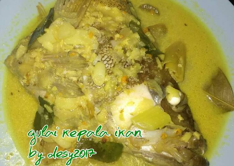 Resep Gulai kepala ikan kerapu - Desy Priyatiningsih