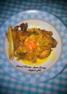 Pesmol Kuning Ayam Goreng