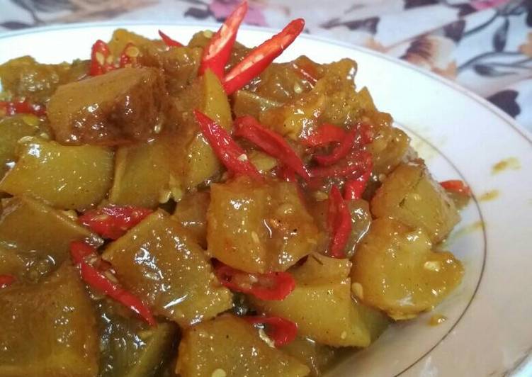 resep Oseng Kikil Cabe Merah Pedas