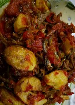 Teri kentang balado