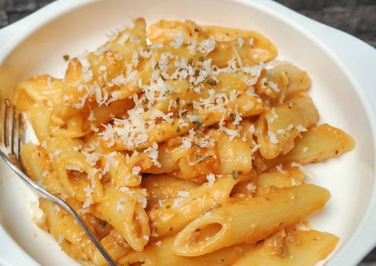 resep Penne L' arrabbiata ala mamaK (mpasi 1y+)