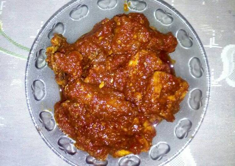 resep Ayam Tahu bumbu merah