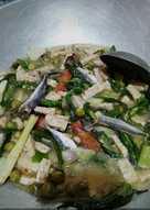 Tumis Ikan asin kukus