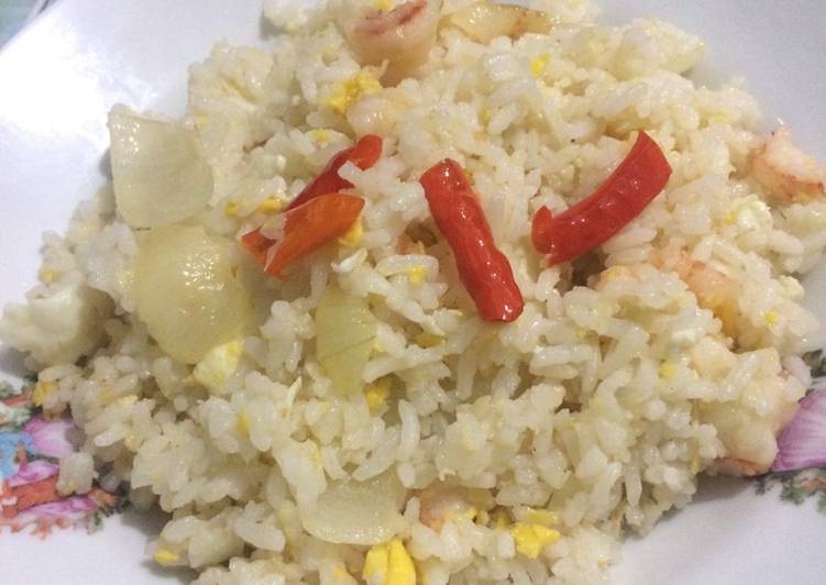 resep makanan Nasi goreng udang
