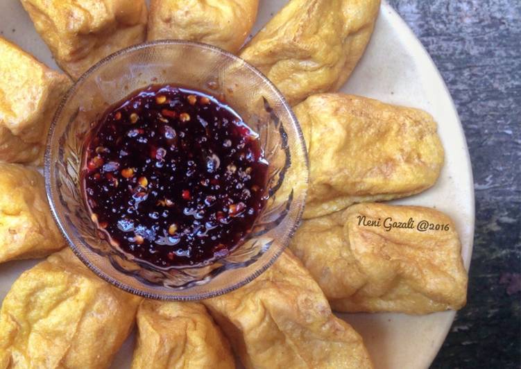 Resep Tahu Goreng Sambal Kecap pedas