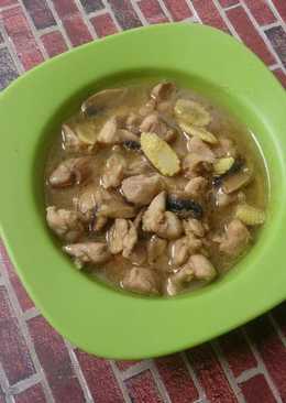 Tumis Ayam Jamur Putren (Menu Balita)