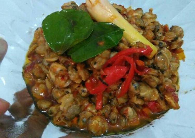 bahan dan cara membuat Sambal kerang remis mudah dan enak