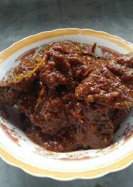 Rendang ati sapi pedas,,