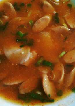 Seblak kuah pedasssss ala unda kenzie