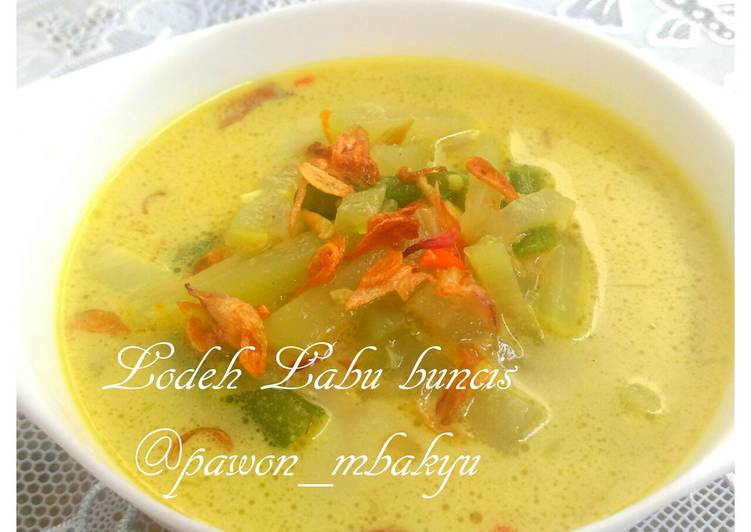 resep makanan Lodeh Labu-Buncis