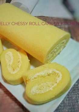 Vanillajelly Chessy Roll Cake