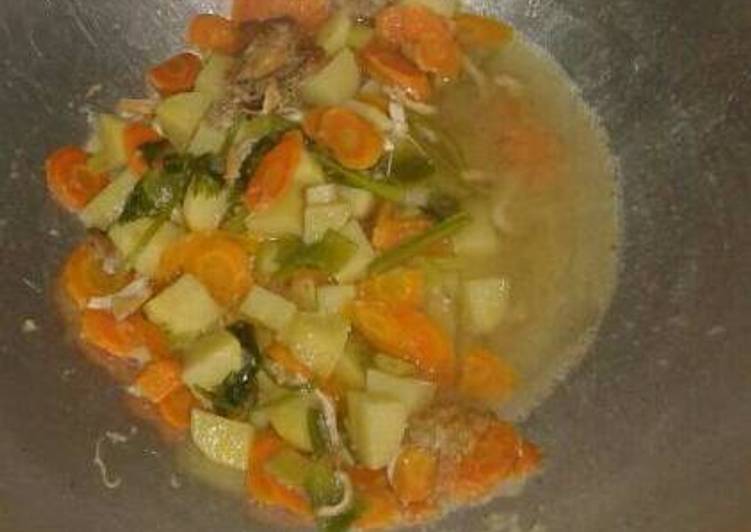 cara membuat Sayur sop ayam