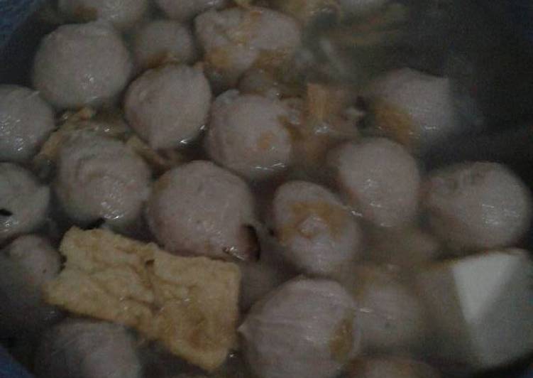 gambar untuk cara membuat Sop bakso tahu simpel