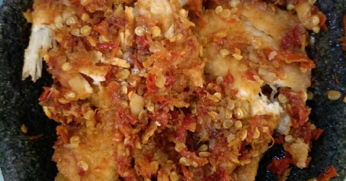 Resep Ayam  Geprek Keju Pedas Rasmi Suh