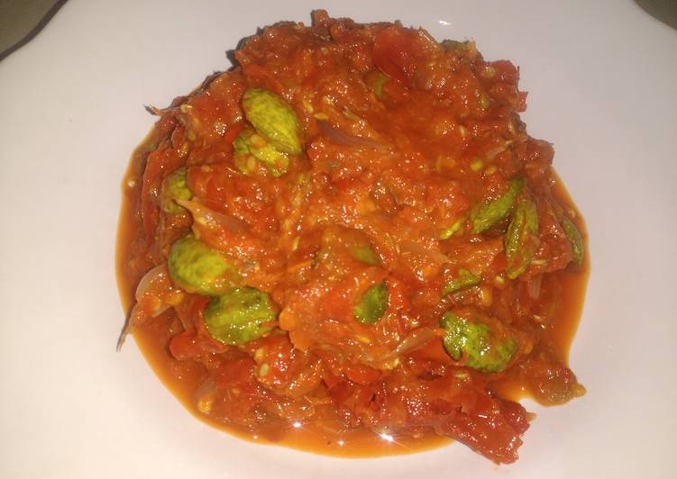 Resep Sambalado pete Oleh mamie putri