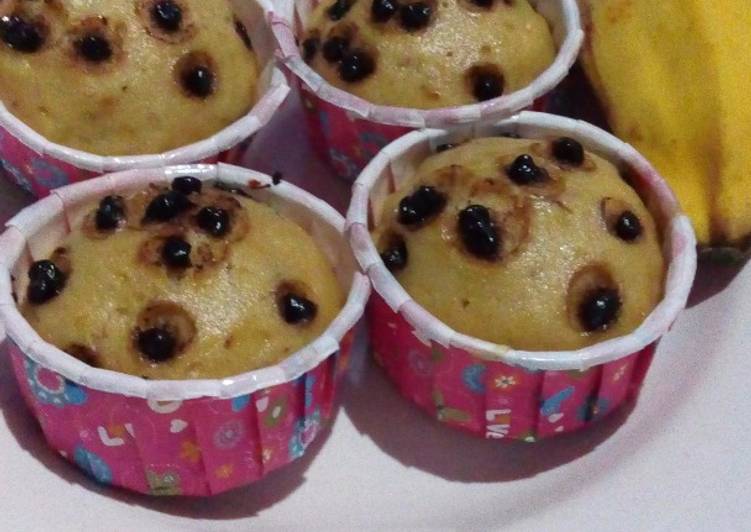 gambar untuk resep Muffin Pisang Kepok Kukus