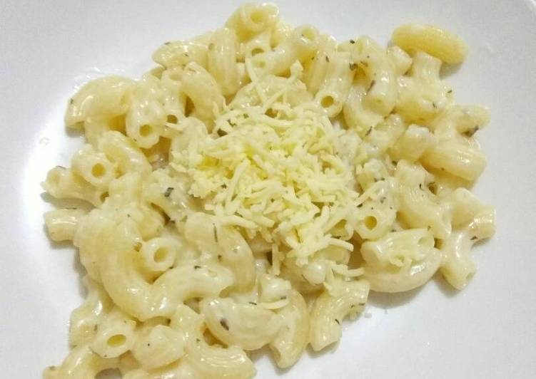 Resep Macaroni carbonara super simple By Pricillia Vina