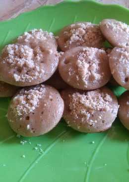 Kue Cubit kacang coklat simple