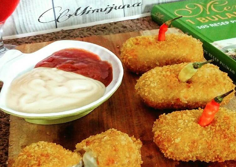 resep makanan Kroket Ayam Wortel Isi Telur Puyuh