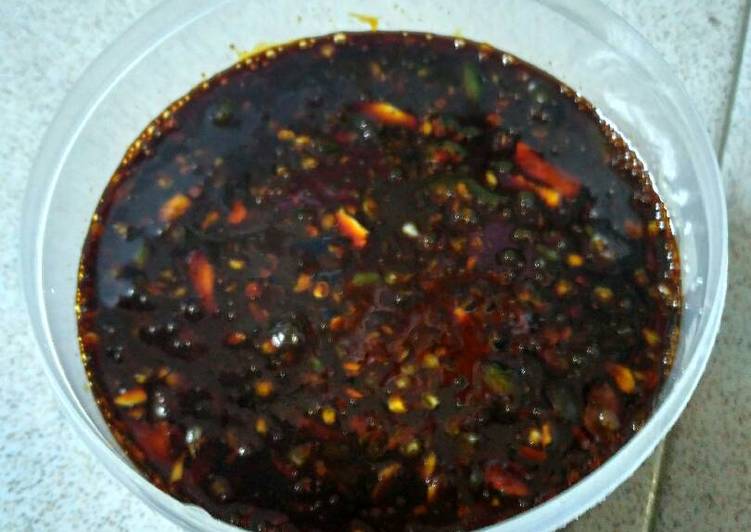 cara membuat Sambal kecap untuk bakwan berbuka puasa