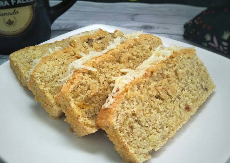 gambar untuk cara membuat Gluten Free Banana Cake #pr_babananakeik