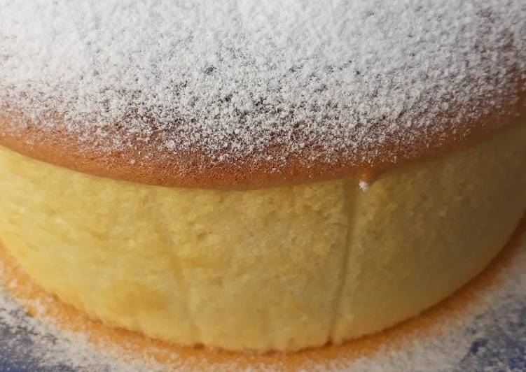 gambar untuk cara membuat Japanese Cotton Cheesecake Ekonomis