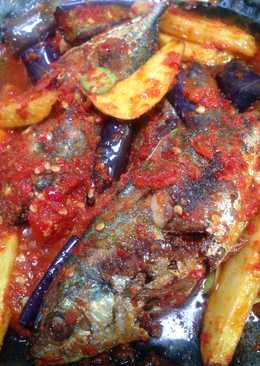 Ikan padang goreng balado