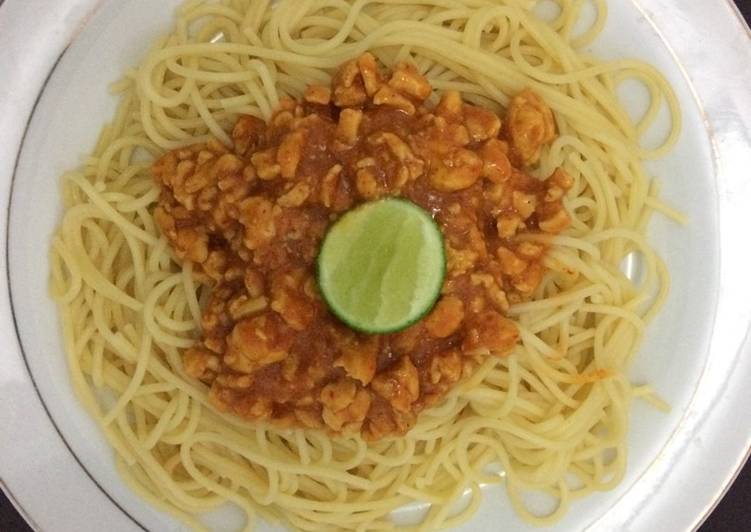 resep makanan Spaghetti Bolognaise