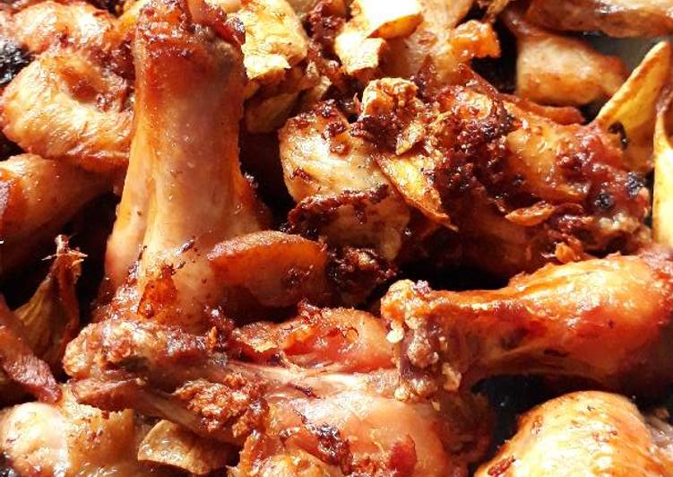 resep Ayam Goreng Garlic