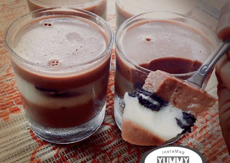 resep Silky Milo Pudding