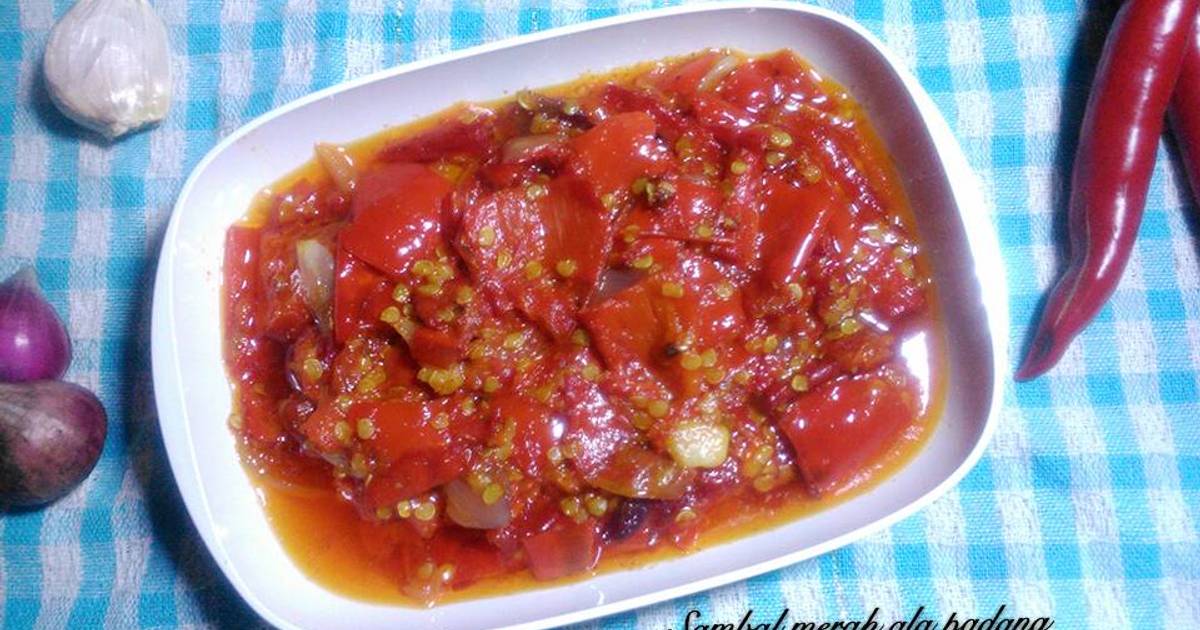 Resep Sambal merah ala padang oleh Dish by Ifah - Cookpad