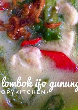 Sayur lombok ijo gunungkidul