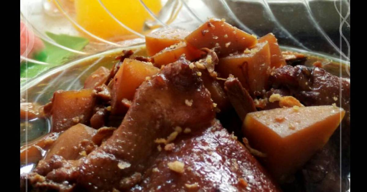 Resep Ayam Kentang Masak Kecap ala Karen's Kitchen